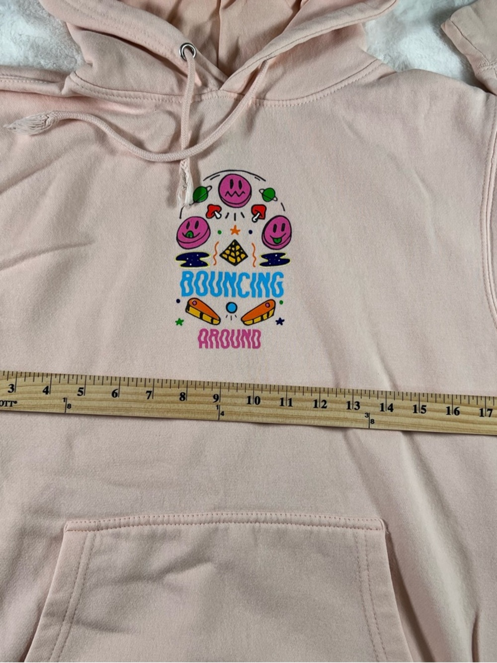 Zumiez - ALab A Lab Bouncing Around Light Pink Pullover Hoodie Adult Small - Picture 5 of 8